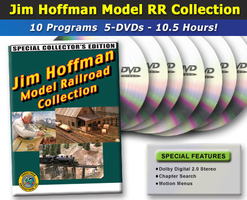 Jim Hoffman Model Railroad Collection - 10 Programs - 5 Disc Set DVD