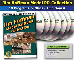 Jim Hoffman Model Railroad Collection - 10 Programs - 5 Disc Set DVD