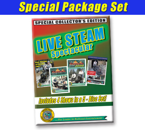 Live Steam Spectacular - 4 Shows - 5 Disc Set DVD