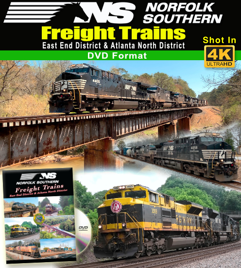Norfolk Southern Freight Trains East End & Atlantic North Districts DVD