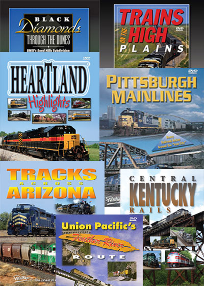 7 DVD Diesel Railroad Collection - Seven Individual DVDs
