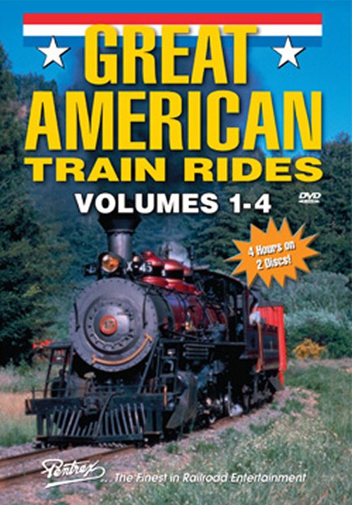 Great American Train Rides Vols 1-4 Combo DVD
